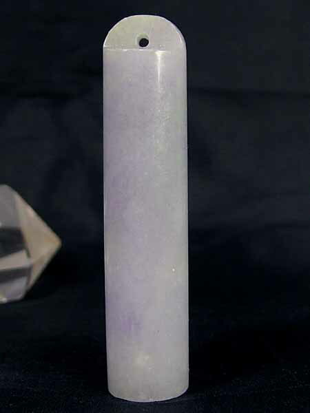 ■龍香堂■☆ミャンマーラベンダー翡翠トップ60mm