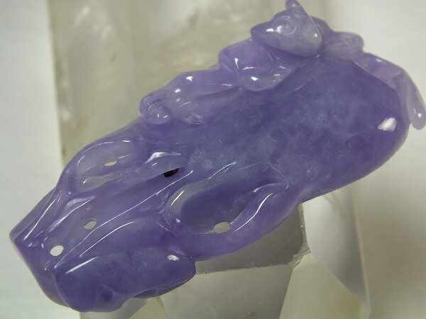 ■龍香堂■☆ミャンマーラベンダー翡翠（ひすい）トップ高麗人参53mm（r53）