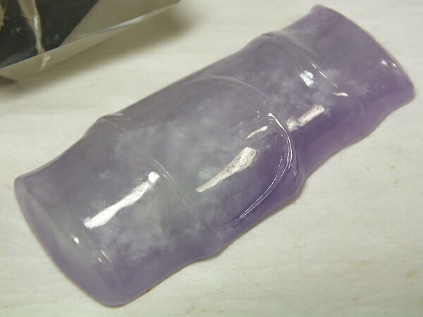 ■龍香堂■☆ミャンマーラベンダー翡翠（ひすい）トップ天竹47mm（k62）