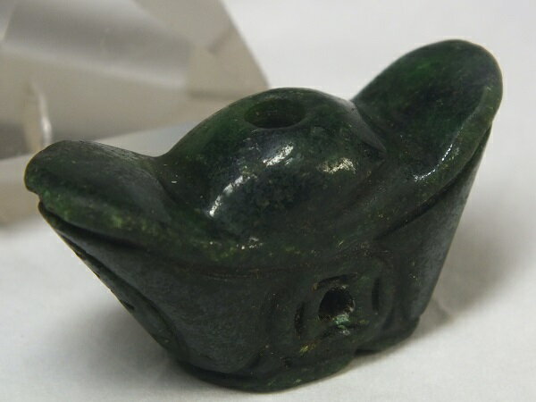 ■龍香堂■☆ミャンマー翡翠（ひすい）トップ元宝35mm（k26）