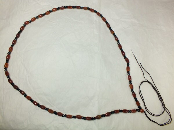 ■龍香堂■☆ミャンマー翡翠（ひすい）入ペンダント紐（翡色8mm樽玉）