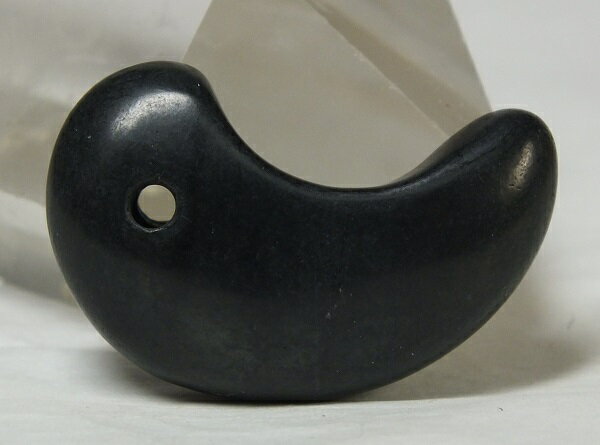 ■龍香堂■☆ブラックシリカ勾玉（30mm）