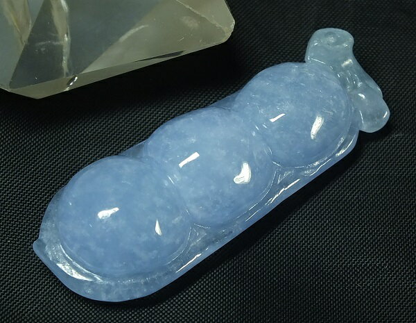 ■龍香堂■☆ミャンマーラベンダー翡翠（ひすい）福豆トップ41mm（h37）