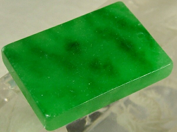 ■龍香堂■☆ミャンマー翡翠（ひすい）無彫トップ34mm（k5）
