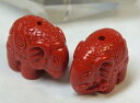 ■龍香堂■☆朱砂(しゅさ)トップ福象15mm2P