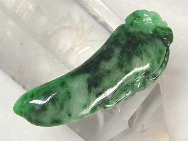■龍香堂■☆ミャンマー翡翠（ひすい）甜瓜51mm（r4）