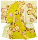 ※記念感謝祭☆送料無料☆正絹特撰京友禅伝統工芸染☆古典花源氏車熨斗四季花文☆お祝着
