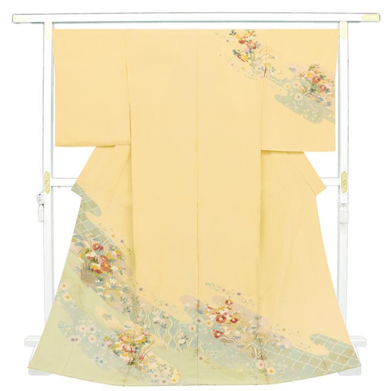 ※店舗改装後大感謝市☆仕立無料・送料無料☆京友禅伝統工芸技法桃山染辻ヶ花染と十色友禅☆多色染本加工訪問着