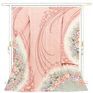 ※記念感謝祭☆仕立無料・送料無料☆特撰工芸美術総絞り多色染豪華本疋田振袖☆吉祥四季花ボカシ友禅☆桶絞、鹿子絞、手描併用☆絞り名門滝泰謹製