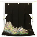※記念感謝祭☆仕立無料・送料無料☆特撰本加賀友禅加賀五彩工芸四季花松竹梅文☆伝統的工芸作家棒田孝先生作礼装黒留袖