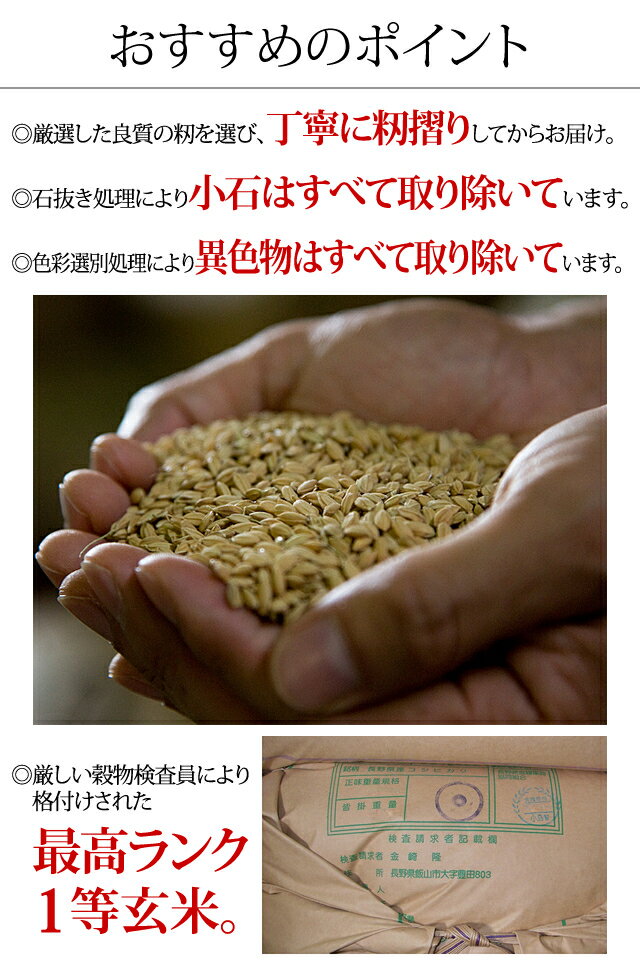 【30年度産 新米】特別栽培米コシヒカリ　玄米【家庭用精米機OK】【玄米食OK】全国・米食味コンクール金賞受賞米平成13年皇室献上米金崎さんちのお米