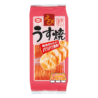 ●亀田 えびうす焼 85g【1箱12入】T4A #1488