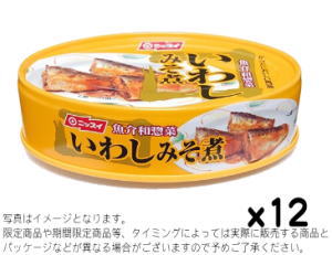 ニッスイ いわしみそ煮 OV6号 EO缶 100gx12缶set【賞味12ヵ月以上】S ニッスイ いわしみそ煮 OV6号 EO缶 100gx12缶set【賞味12ヵ月以上】S