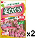 なとり 茎わかめ 梅味 105gお徳用x2袋set【賞味60日以上】R