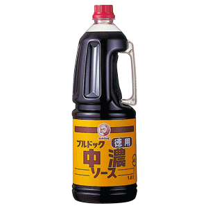 ■ブルドック 徳用中濃ソース 1.8L ハンディパックx6本【箱】S90 ■ブルドック 徳用中濃ソース 1.8L ハンディパックx6本【箱】S90