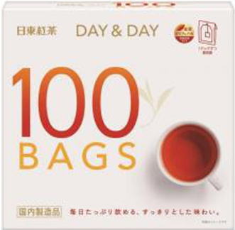日東 DAY&DAYティーバッグ 100袋x1個【賞味360日以上】S(178x185x70)
