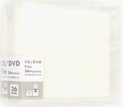 CD/DVDファイル 36ポケットx12個x6組【420670】※沖縄・離島は不可