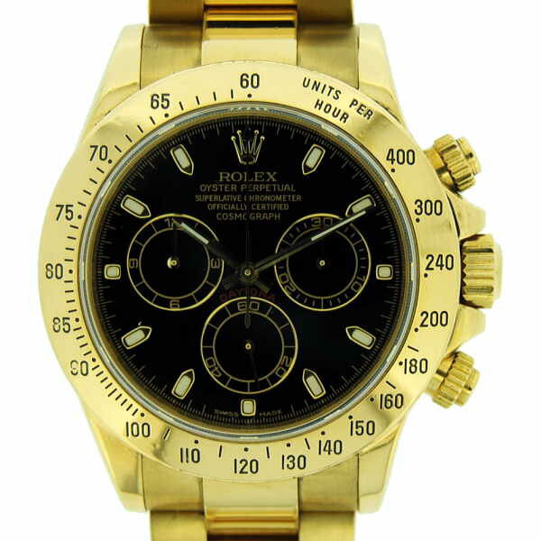 ◎ロレックス ROLEX◎ 【箱 保 P番】メンズ時計/デイトナ/116528/YG/黒 【RO316】【税込価格】【質屋出店】【中古】【あす楽対応】