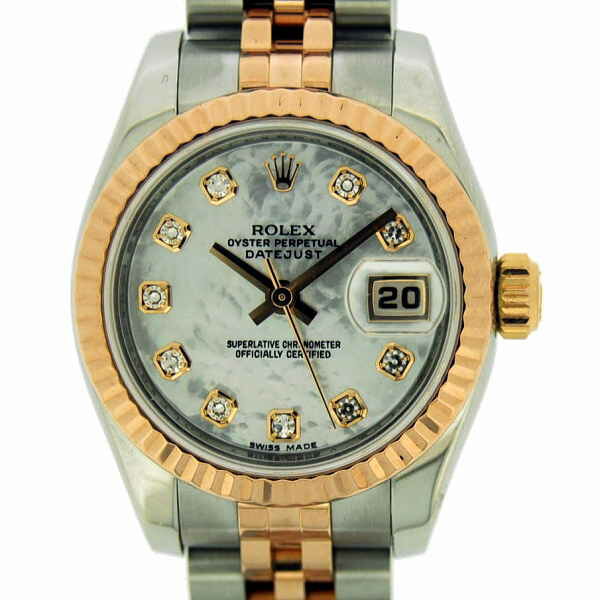 ◎ロレックス ROLEX◎ レディース時計/デイトジャスト/179171NG/SS×PG/10P/シ ...