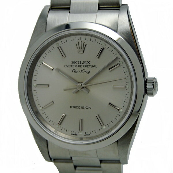 ◎ロレックス ROLEX◎ 【D番】メンズ時計/エアキング/14000M/SS/シルバー 【RO469】【税込価格】【質屋出店】【中古】【あす楽対応】