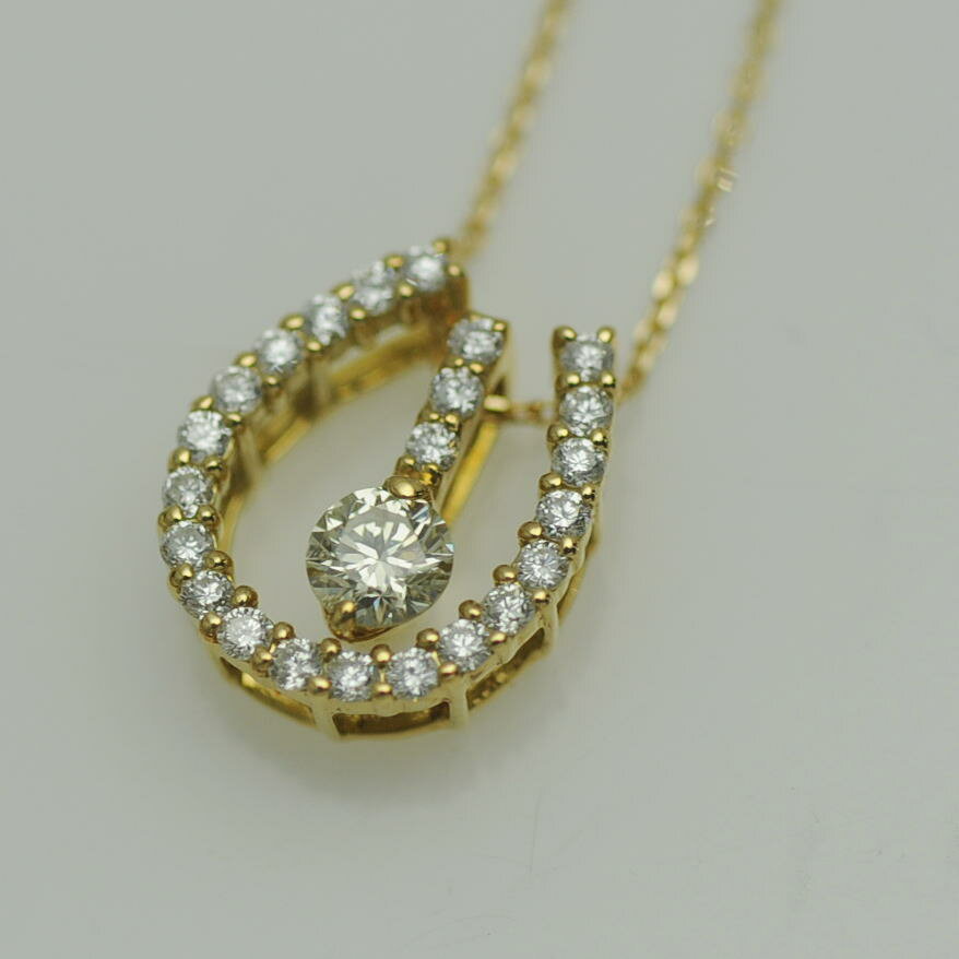 Rakuten - ♪ネックレス♪ K18/ダイヤD0.231 0.30 【JR2084】【税込価格】【質屋出店】【中古】【あす楽対応】