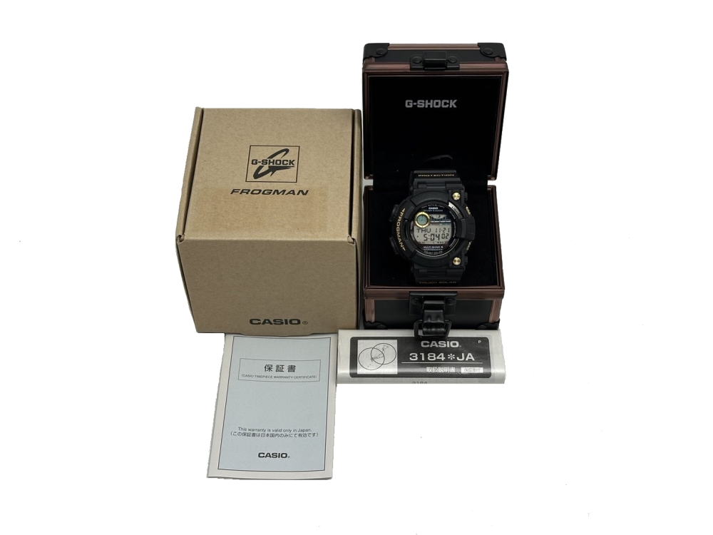 ◆カシオ CASIO◆ 【箱 保】メンズ時計/Gショック/フロッグマン/マスターオブG/SS×樹脂/ブラック/GWF-1000G-1JF 【MW1759】【税込価格】【質屋出店】【中古】【あす楽対応】