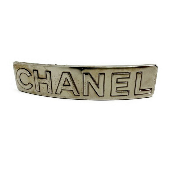 ☆シャネル CHANEL☆ バレッタ/メタル/シルバーカラー/98年製 【SA7290】【税込価格】【質屋出店】【中古】【あす楽対応】