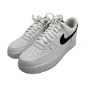 ◆ナイキ NIKE◆ 靴/スニーカー/AIR FORCE1 LOW 07/エアフォース1 07/White Black Pebbled Leather/白×黒/27.5cm/#9.5/CT2302-100 【SA7309】【税込価格】【質屋出店】【新品】【あす楽対応】