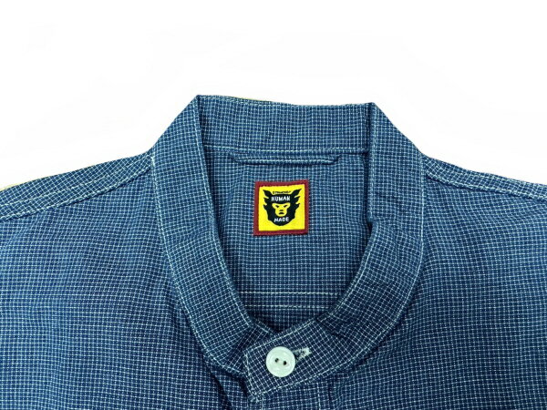 ◆ヒューマンメイド HUMAN MADE◆ メンズ/スタンドカラーシャンブレーシャツ/STAND COLLAR CHAMBRAY L/S SHIRT/コットン/2023FW/ブルー/#S/HM26SH006 【SA7478】【税込価格】【質屋出店】【新品】【あす楽対応】