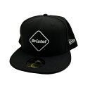 ◆エフシーレアルブリストル F.C.Real Bristol◆ FCRB/帽子/キャップ/NEW ERA EMBLEM 59FIFTY CAP/2024SS/ポリエステルツイル×コットンツイル/黒/ L/FCRB-240097 【SA7655】【税込価格】【質屋出店】【新品】【あす楽対応】