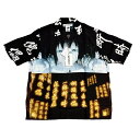 ◆ワコマリア WACKO MARIA◆ メンズ/INNOCENCE/ S/S HAWAIIAN SHIRT/攻殻機動隊/アロハシャツ/レーヨン/2024SS/黒/#L/INNOCENEC-WM-HI02 【SA7843】【税込価格】【質屋出店】【新品】【あす楽対応】(4)