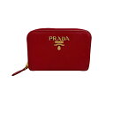 ◆プラダ PRADA◆ カードケース/ラウンドファスナー/サフィアーノレザー/ルージュ/ICチップ/1ML040 【SA8059】【税込価格】【質屋出店】【中古】【あす楽対応】