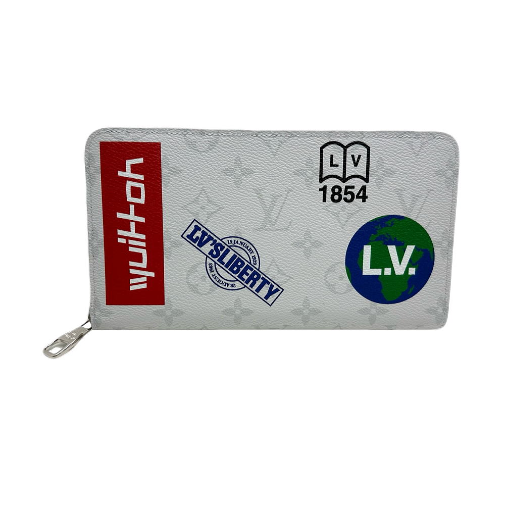 樂天商城 - ★ルイヴィトン LOUIS VUITTON★ 財布/モノグラム/ロゴストーリー/ジッピーオーガナイザー/グレー/ラウンドファスナー長サイフ/M67824 【SA8529】【税込価格】【質屋出店】【中古】【あす楽対応】