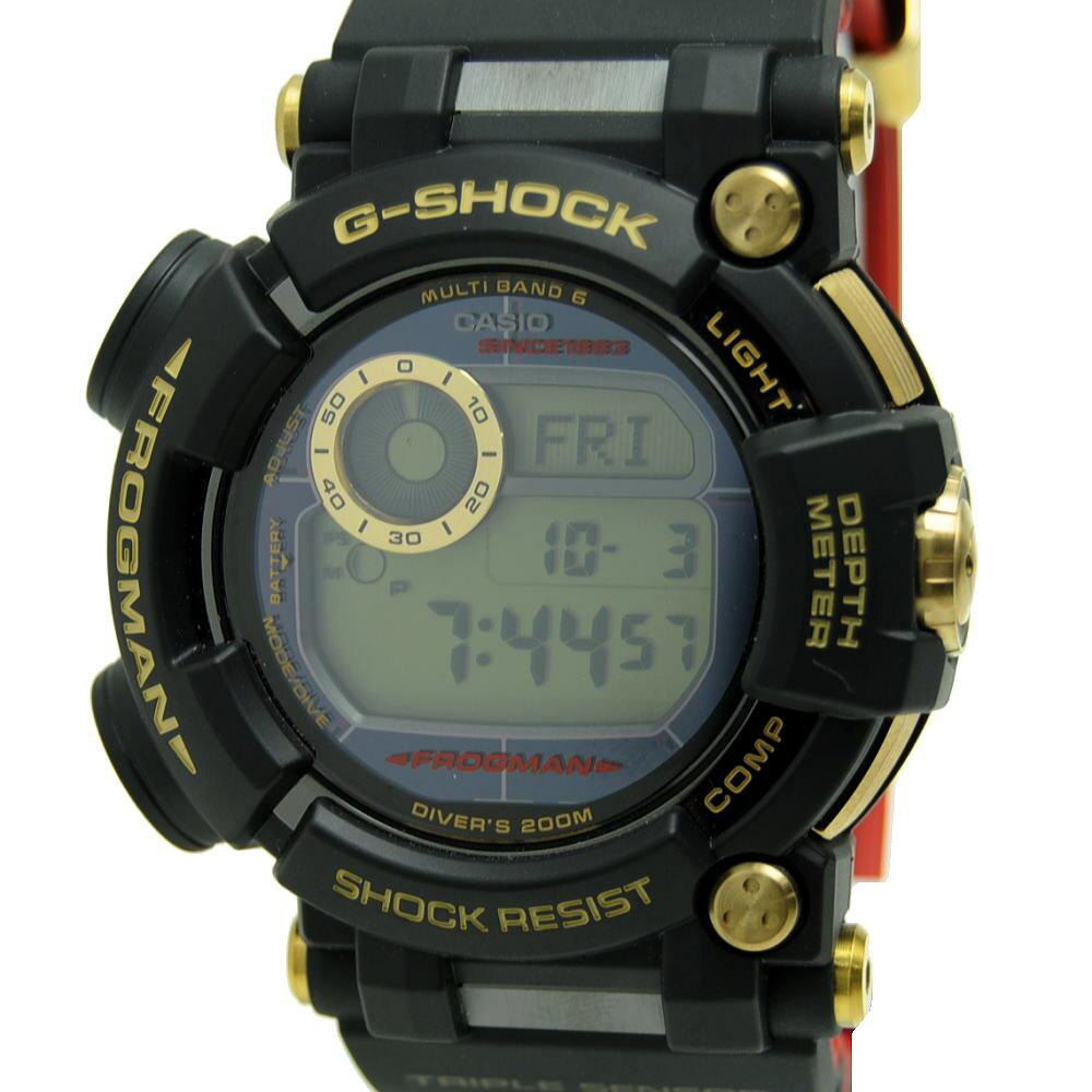美品　CASIO G-SHOCK ゴールド ブラック　12月購入　箱あり CASIO 腕時計 【G-SHOCK】ブラックゴールドシリーズ黒金◇[逆輸入品]
