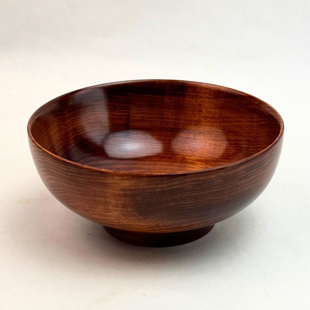 国産栃の木 無垢 職人の手作り 栃の木のお椀 漆塗り