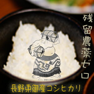 No1の出来(^^)v 長野県東御市生まれ コシヒカリ 残留農薬ゼロ 検査1等 令和5年産 玄米5kg【nk_fs_0629】