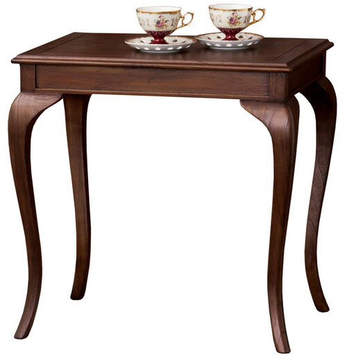 ウェール コーヒーテーブル W50×D38×H109cm 天然木、ラッカー塗装 英国スタイルのアンティーク調デザインが、お部屋を華やかに引き立てます。 重量6kg 完成品/送料無料