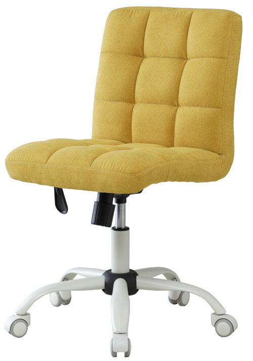 HONEY-F HOME-CHAIR ハニーもこもこチェア W460×D560×H610～910(SH430～530)mm カラー:BEベージュ/BRブラウン/MSマスタード 張地:布(ポリウレタン70%)カチオン可染ポリエステル30% 脚:スチール粉黛塗装 組立 送料無料 [3]
