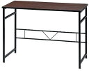 パソコンデスク ストークデスクSTW-1000D【組立】 W1000×D500×H720mm :MDF18mm厚)、メラミン化粧版貼(ブラック)脚:スチール(□...