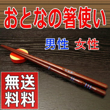 【国産】 正しいお箸の持ち方 箸使い 大人の矯正箸 漆 23cm、20.5cm（　右利き　左利き　）三点確保で矯正 左手 右手 お箸の達人 大人用 送料無料 練習 教え方 稽古さん 学さん しつけ箸