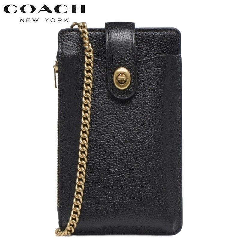 【TIME SALE 5/20迄 2023新作 COACH】即発送可能 コーチ COACH 新作 スマホショルダー スマホケース スマホバッグ お財布バッグ 斜め掛けバッグ ショルダーバッグ ミニ財布 カードケース ブティックライン 2023新作 COACH コーチ フォーン クロスボディ バッグ ブラック