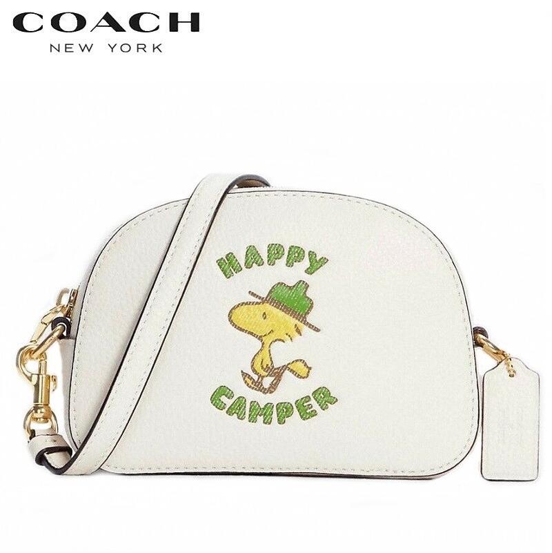 コーチ クロスボディ バッグ（レディース） 2022新作 コーチ ピーナッツ コラボ ショルダーバッグ ファクトリー COACH X PEANUTS ミニ セレナ クロスボディ ウッドストック チョーク マルチ