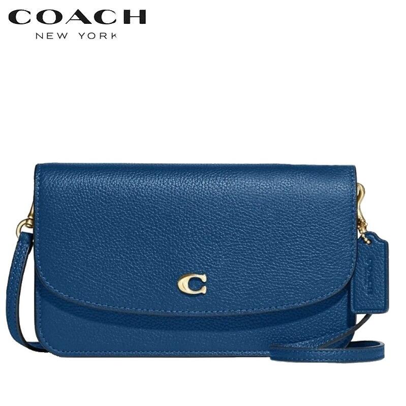 COACH コーチショルダーバッグ レディース 斜めがけ コーチ 新作 COACH スマホケース スマホ お財布バッグ ブティックライン COACH 2023新作 ヘイデン レザー クロスボディ トゥルー ブルー