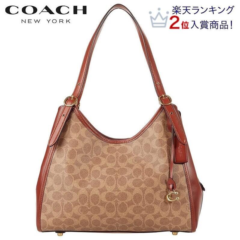 コーチ ボディバッグ レディース 【SALE 新作 COACH】コーチ バック 新作 コーチ ショルダーバッグ レディース ブティックライン COACH ロリ ショルダーバッグ コーティドキャンバス シグネチャー タンラスト