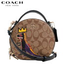 2021秋新作 コーチ×バスキア コラボレーション ファクトリー ショルダーバッグ COACHxBASQUIAT コラボレーション ファクトリー COACH X バスキア キャンティーン クロスボディー シグネチャー キャンバス カーキ マルチ