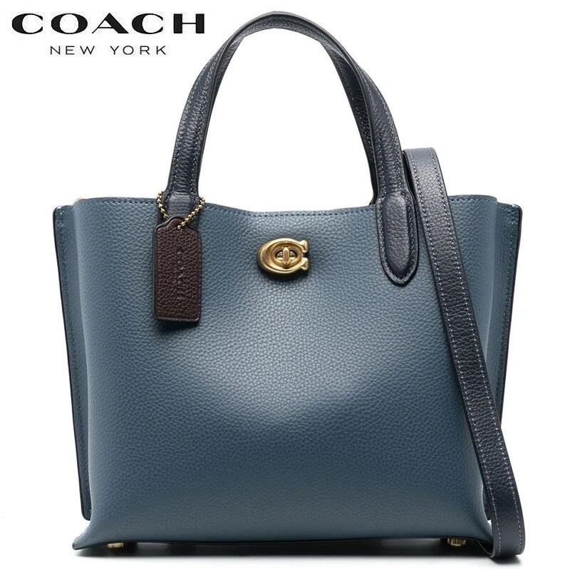 【SALE 2023新作 COACH】コーチ バッグ COACH 新作 トートバッグ ショルダーバッグ スマホバッグ 2way レディース コーチ ブティックライン COACH 2023新作 ウィロウ トート 24 カラーブロック デニム マルチ