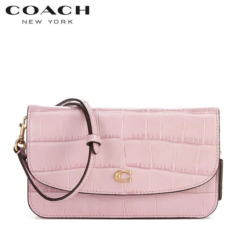 【SALE 新作 COACH】2022新作 コーチ バック 新作 ショルダーバッグ スマホバッグ クロスボディ レディース ブティックライン COACH エンボスド クロコ ヘイデン クロスボディ アイス パープル