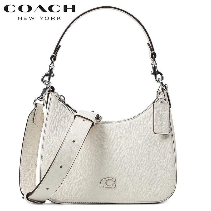 コーチ バック coach 新作 コーチ ショルダーバッグ レディース ブティックライン COACH 2way バック 2023新作 ホーボー クロスボディ シグネチャー キャンバス インテリア チョーク