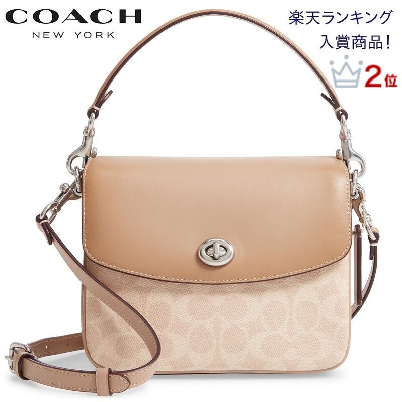 コーチ クロスボディ バッグ（レディース） 【TIME SALE 6/5迄 COACH】コーチ ショルダーバッグ レディース コーチ コーチ バック コーチ ブティックライン COACH キャシー クロスボディ 19 シグネチャー キャンバス サンド トープ