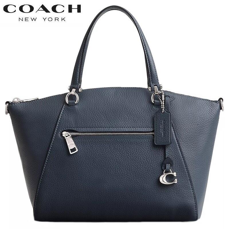 【TIME SALE 5/12迄 2024新作 COACH】コーチ COACH 新作 ショルダーバッグ トートバッグ 2024新作 ベラ スモール サッチェル ペブル レザー デニム 正規品 日本未入荷